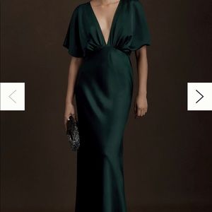 BHLDN Leila Satin Charmeuse Dress